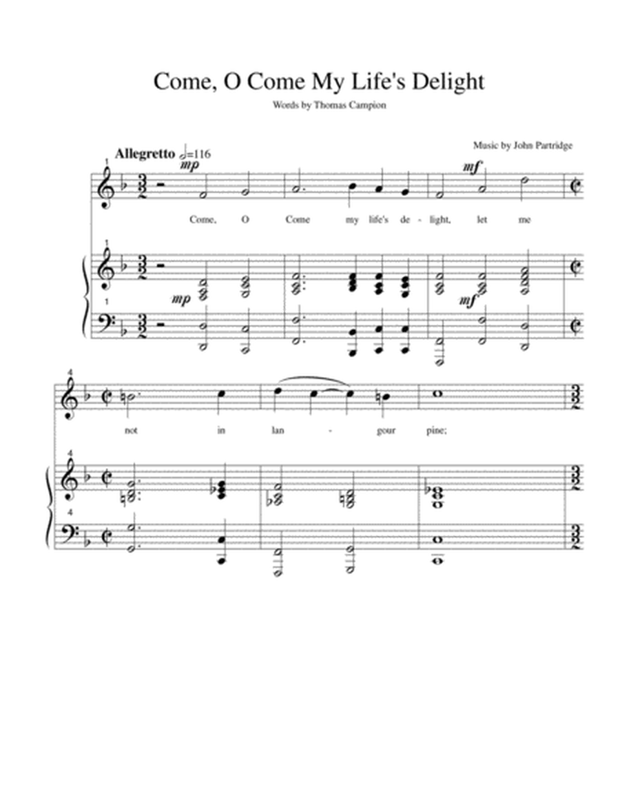 Settings of Two Thomas Campion Love Poems