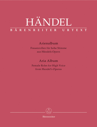 Book cover for Aria Albums from Handel's Operas