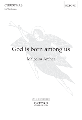 Book cover for God is born among us