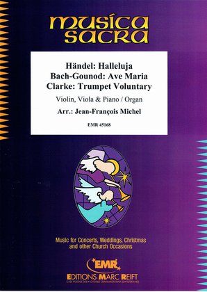 Book cover for Halleluja (Handel) / Ave Maria (Bach-Gounod) / Trumpet Voluntary (Clarke)