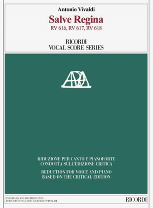 Book cover for Salve Regina (RV616, RV617, RV618)