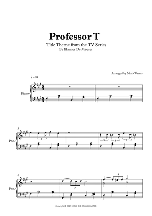 Book cover for Professor T Uk (titles)