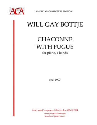 Book cover for [Bottje] Chaconne With Fugue
