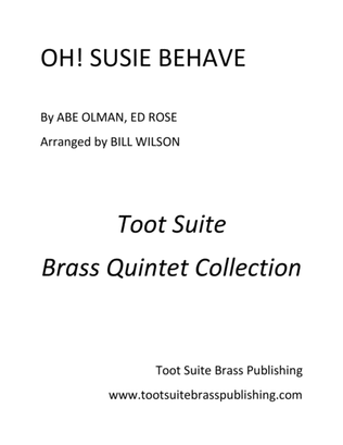 Book cover for Oh! Susie Behave