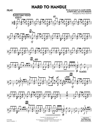 Hard to Handle (arr. Paul Murtha) - Drums