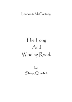 Book cover for The Long And Winding Road