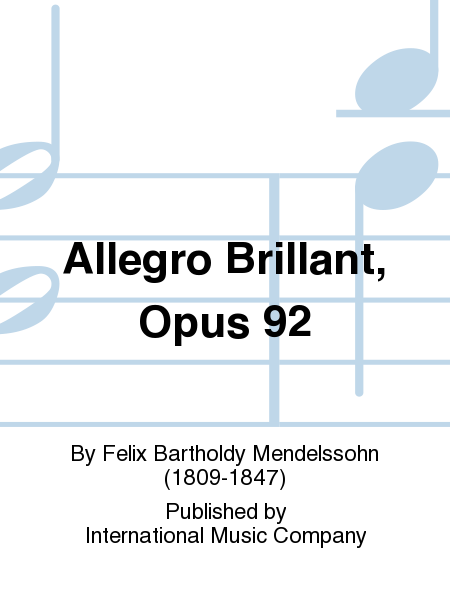 Allegro Brillant, Opus 92