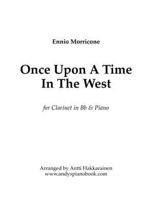 Book cover for Once Upon A Time In The West from the Paramount Picture ONCE UPON A TIME IN THE WEST