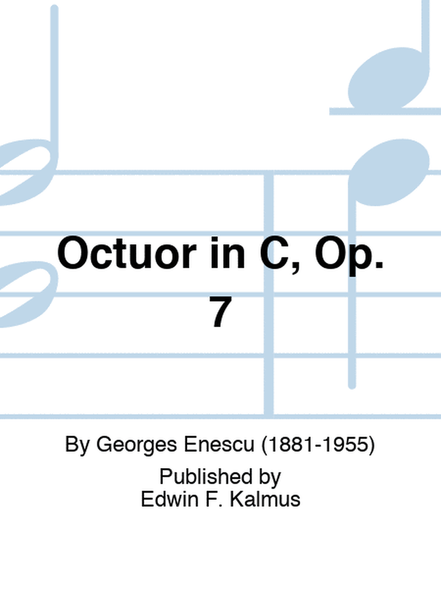 Octuor in C, Op. 7