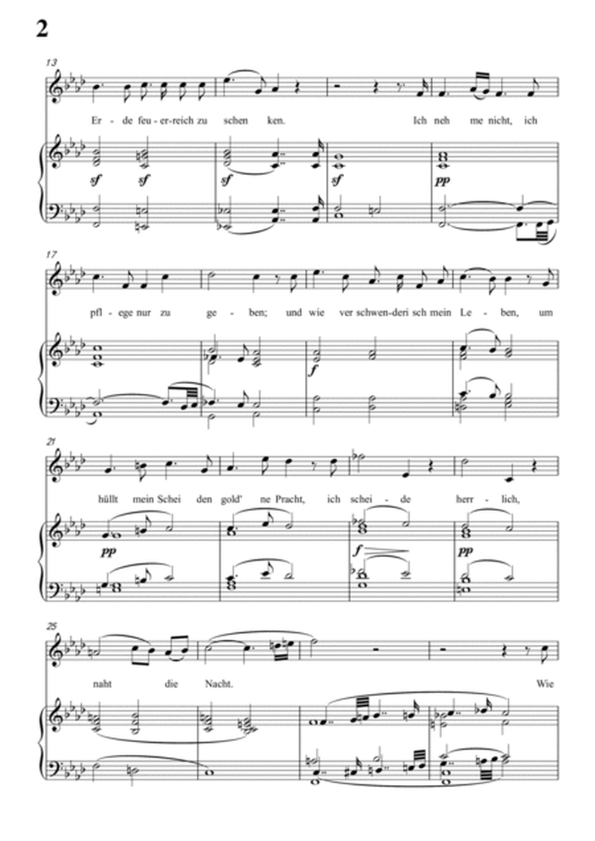 Schubert-Freiwilliges Versinken(Voluntary Oblivion),D.700 in f minor,for Vocal and Pno