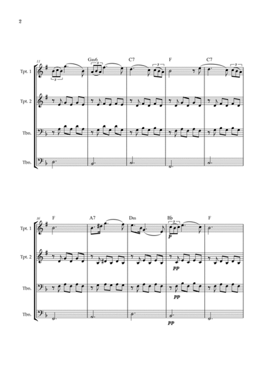 Serenade | Schubert | Brass Quartet | Chords image number null