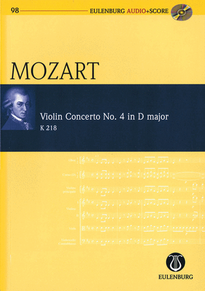 Book cover for Violin Concerto No. 4 in D Major, KV 218