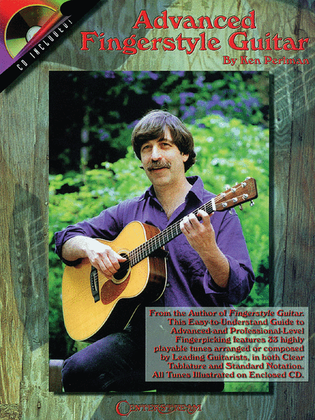 Book cover for Advanced Fingerstyle Guitar