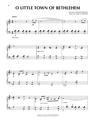 O Little Town Of Bethlehem [Jazz version] (arr. Frank Mantooth)