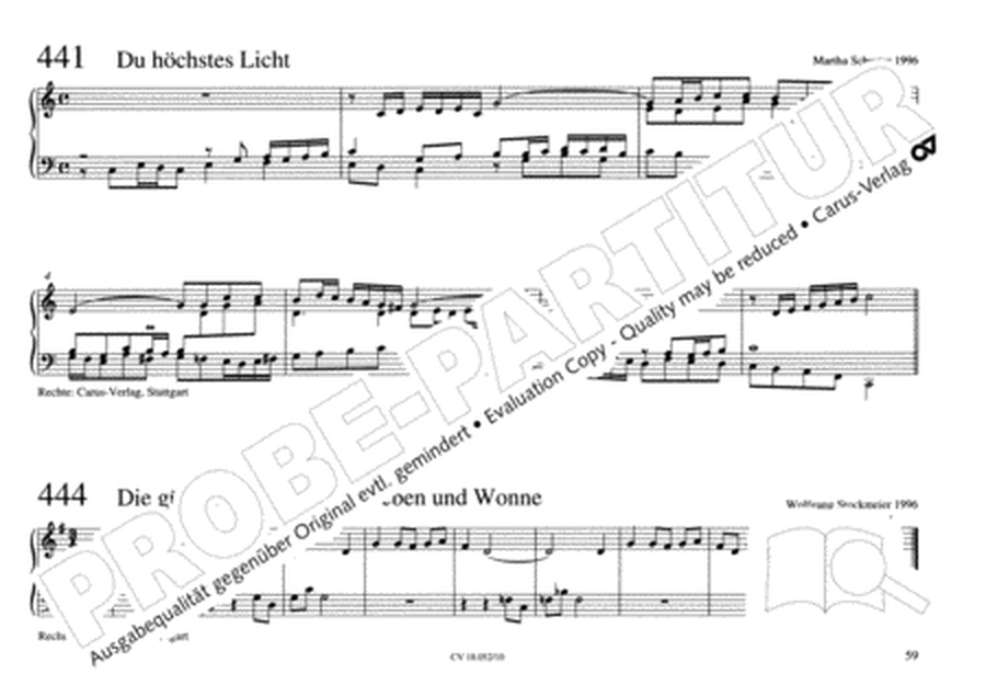 Esslinger Orgelbuch, Bd I-III