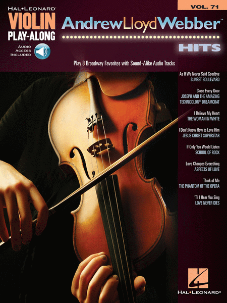Andrew Lloyd Webber Hits (Violin Play-Along Volume 71)