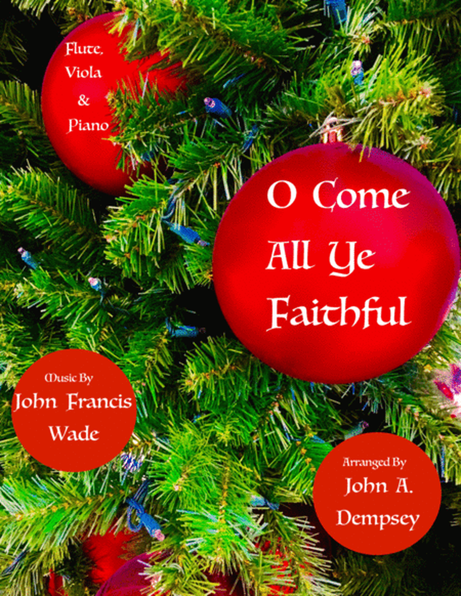 O Come All Ye Faithful (Trio for Flute, Viola and Piano) image number null