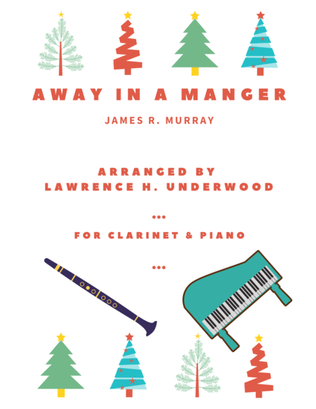 Book cover for Away in a Manger for Solo Clarinet