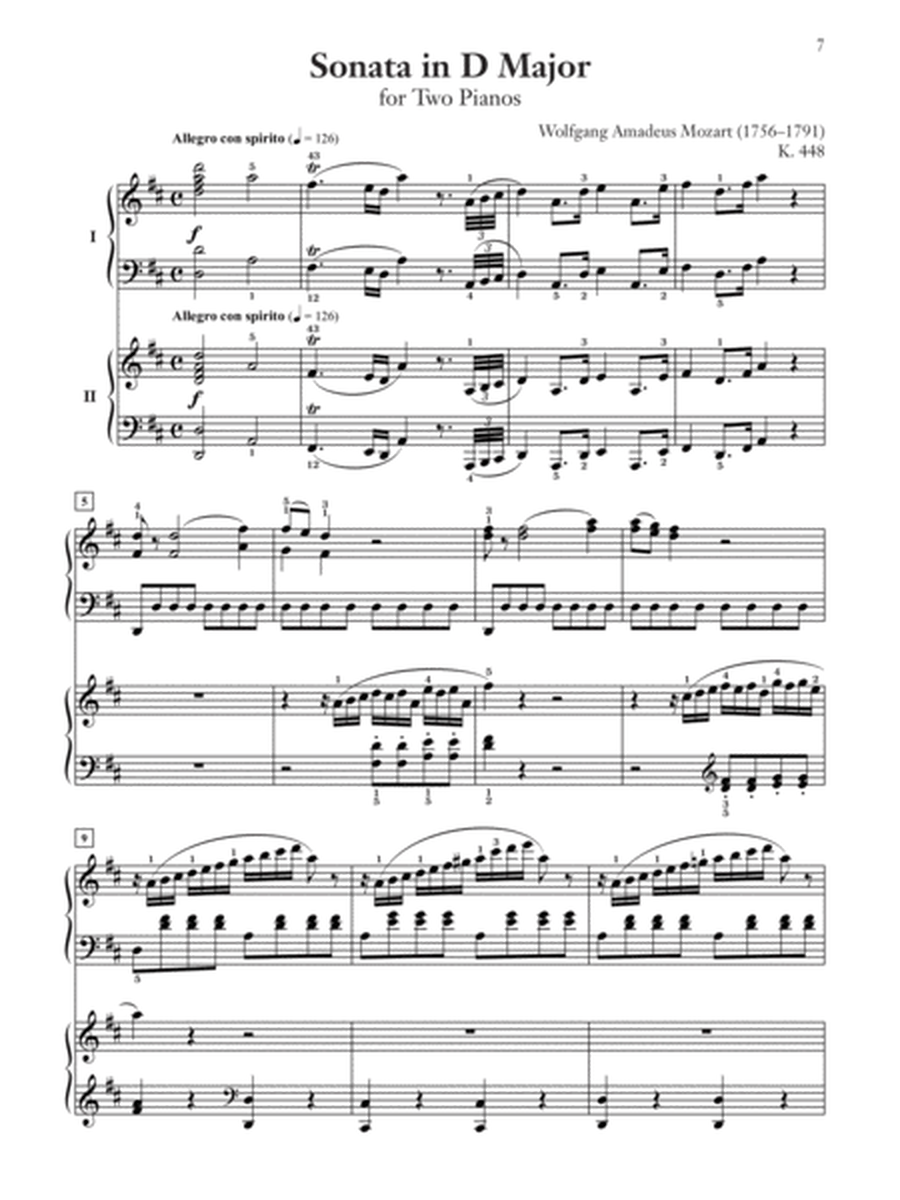 Sonata in D Major, K. 448