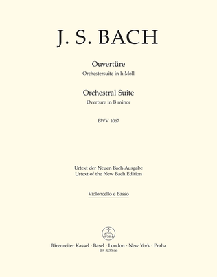 Book cover for Orchestral Suite (Overture) B minor BWV 1067