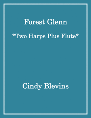 Book cover for Forest Glenn, for Two Harps Plus Flute