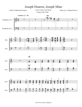 Bell Score for "Joseph Dearest, Joseph Mine"