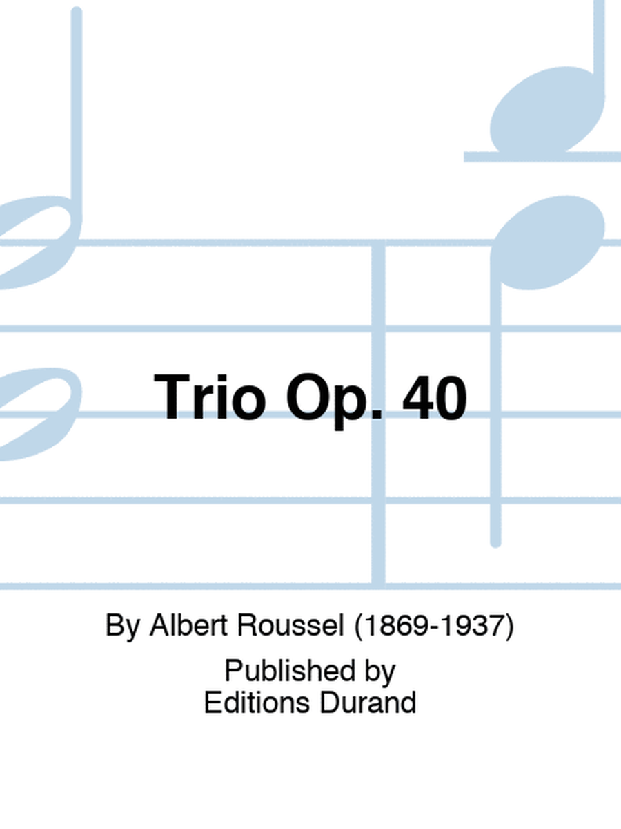 Trio Op. 40