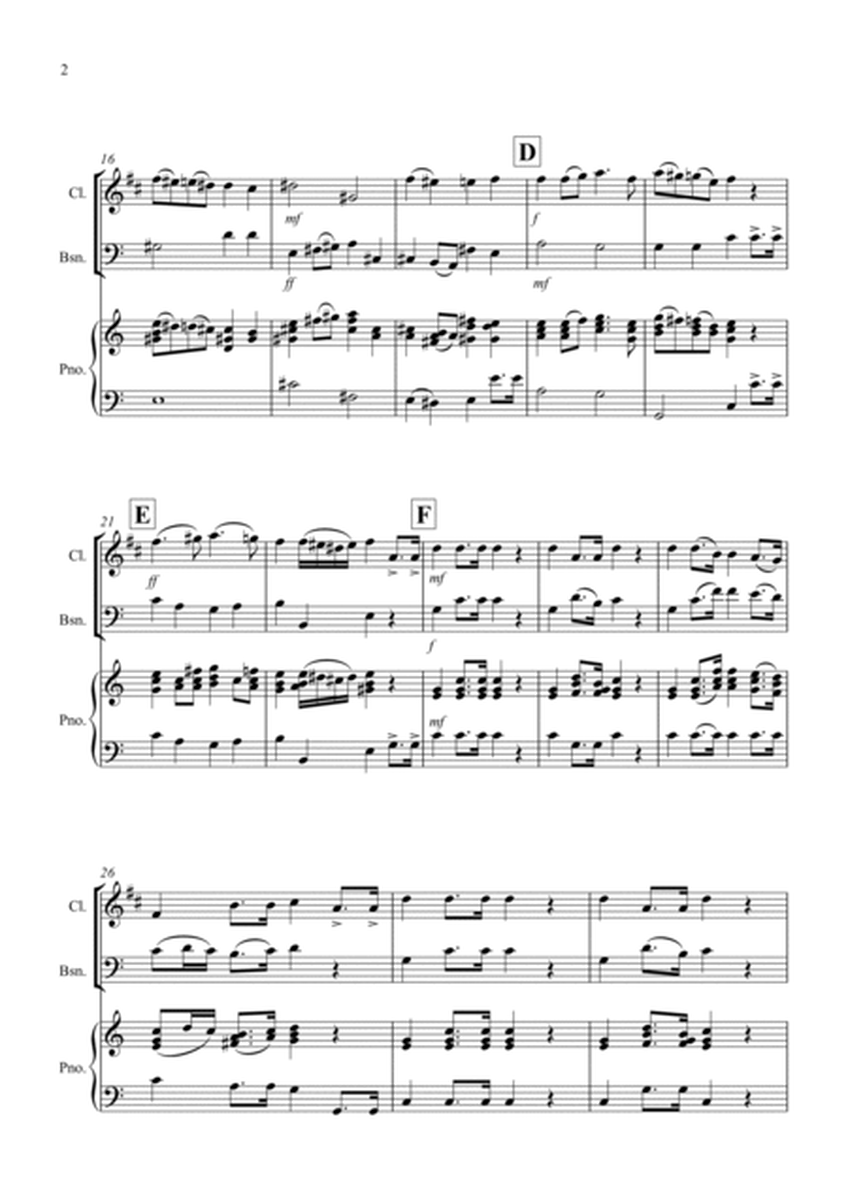 Bridal Chorus "Here Comes The Bride" for Clarinet and Bassoon Duet image number null