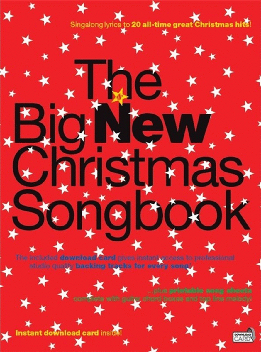 Big New Christmas Songbook (Piano / Vocal / Guitar) Book/Online Audio