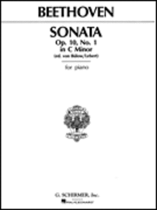 Book cover for Sonata in C Minor, Op. 10, No. 1