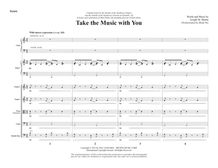 Book cover for Take the Music with You - Full Score