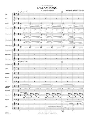 Book cover for Dreamsong (Piano Feature With Band) - Full Score