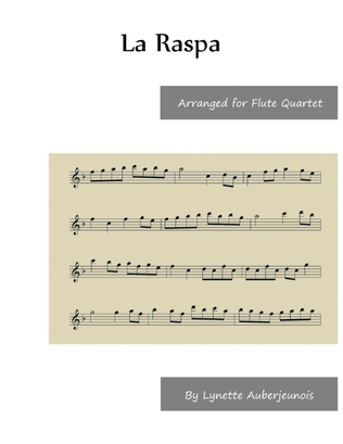 Book cover for La Raspa - Flute Quartet