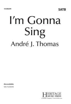 Book cover for I'm Gonna Sing