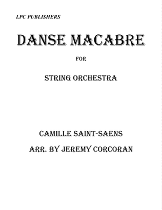 Book cover for Danse Macabre for String Orchestra