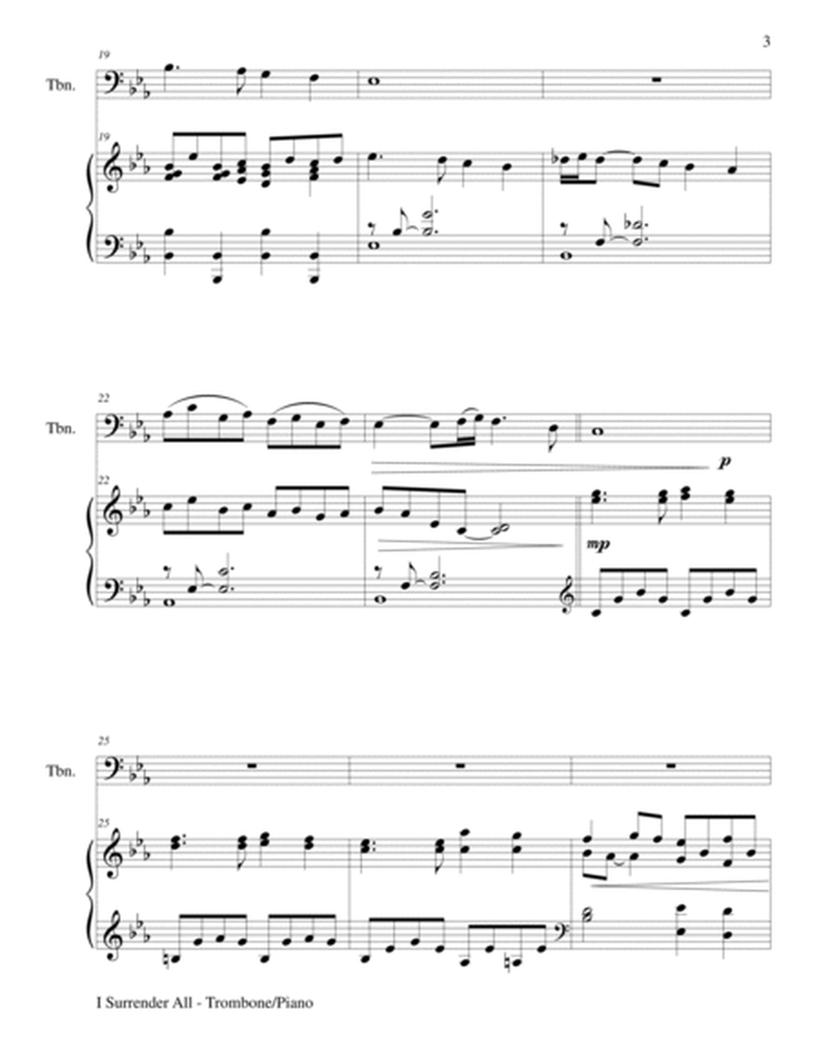 I SURRENDER ALL (Duet – Trombone and Piano/Score and Parts) image number null