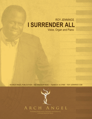Book cover for I Surrender All - Soprano, Organ, and Piano