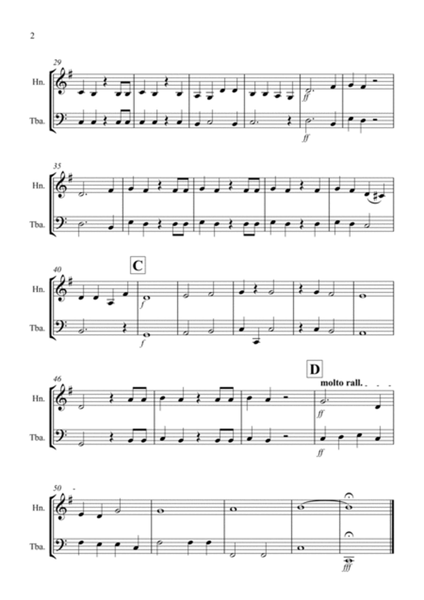 Hallelujah Chorus for Horn and Tuba Duet image number null