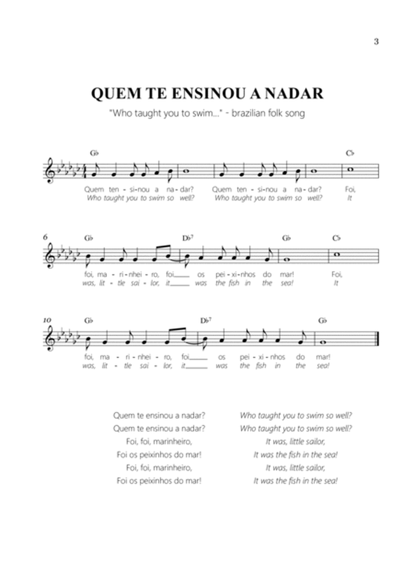 Brazilian Children song (Gb major) - Vol. 1 image number null