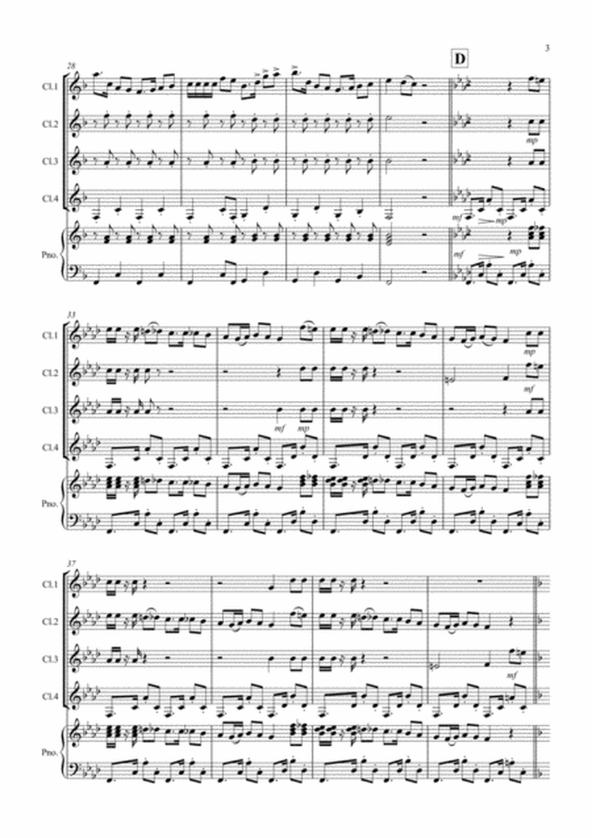 Habanera (fantasia from Carmen) for Clarinet Quartet image number null