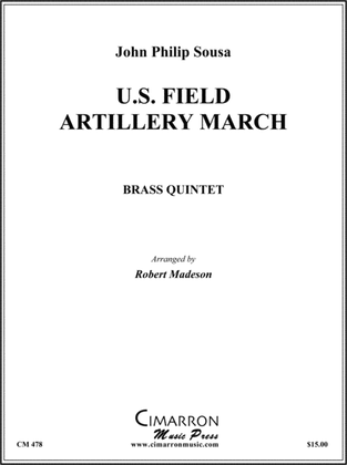 Book cover for U.S. Field Artillery March