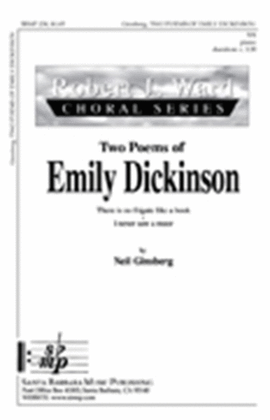 Book cover for Two Poems of Emily Dickinson - SA Octavo