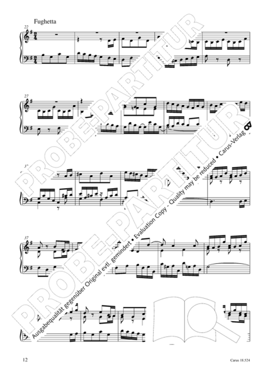 Chorale arrangements. First part of the Clavier-Ubung