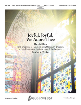 Book cover for Joyful, Joyful, We Adore Thee - handbell part