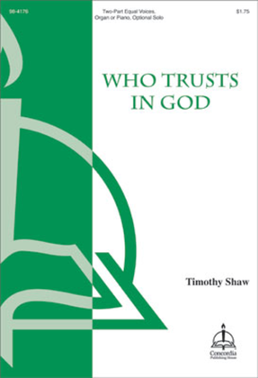 Book cover for Who Trusts in God