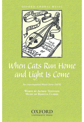 Book cover for When cats run home and light is come