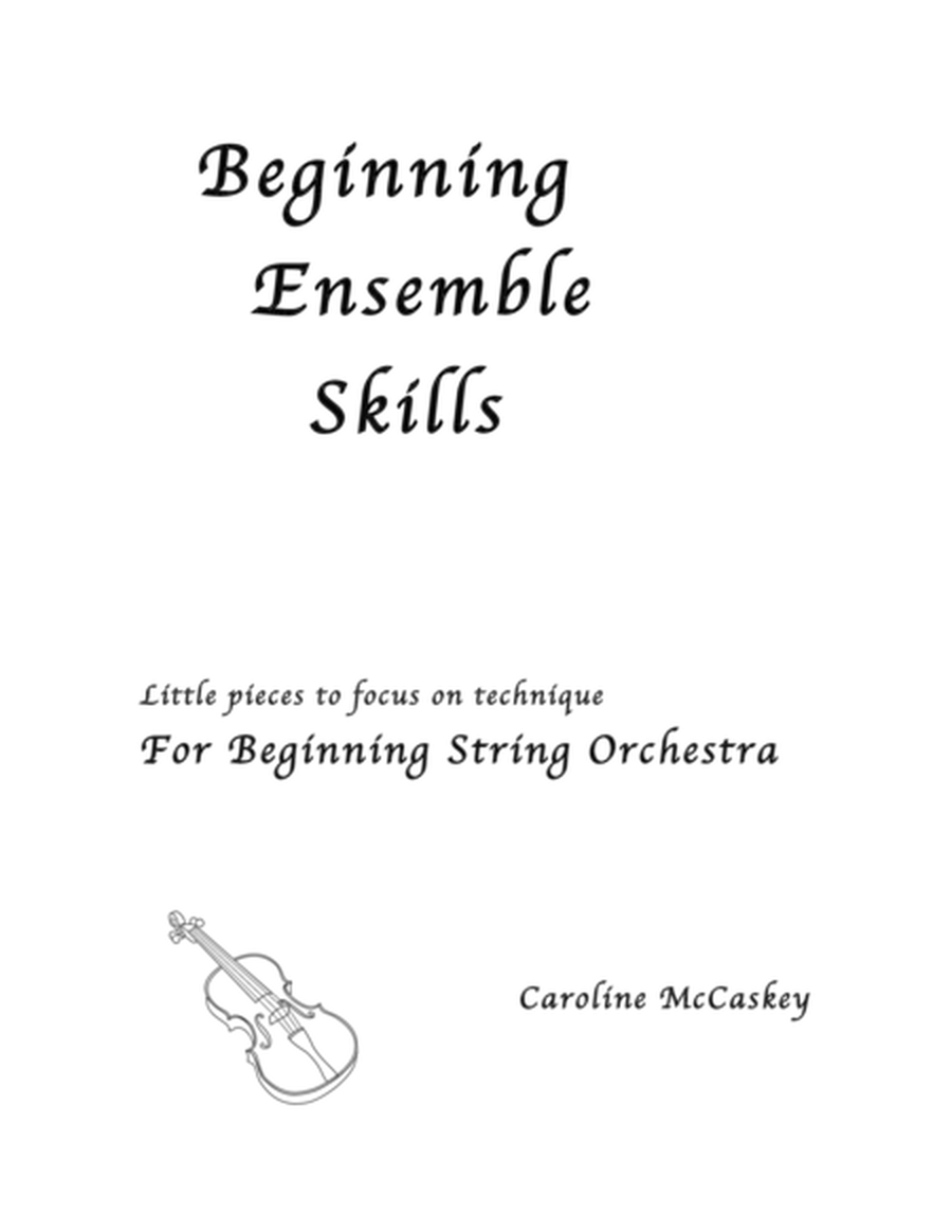 Beginning Ensemble Skills - Four Little Pieces to Focus on Technique image number null