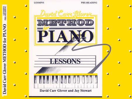 David Carr Glover Method For Piano Lessons Pre-Reading