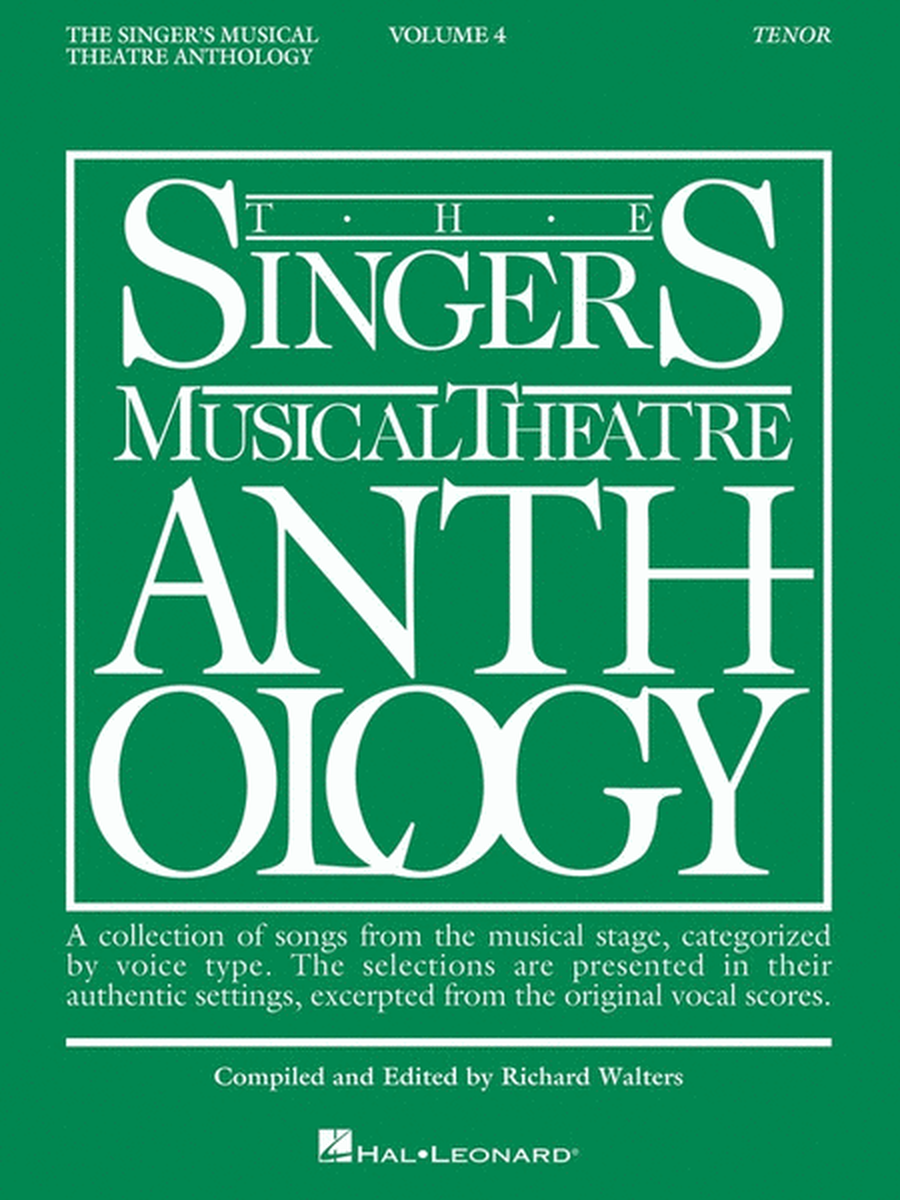 Singers Musical Theatre Anth V4 Tenor