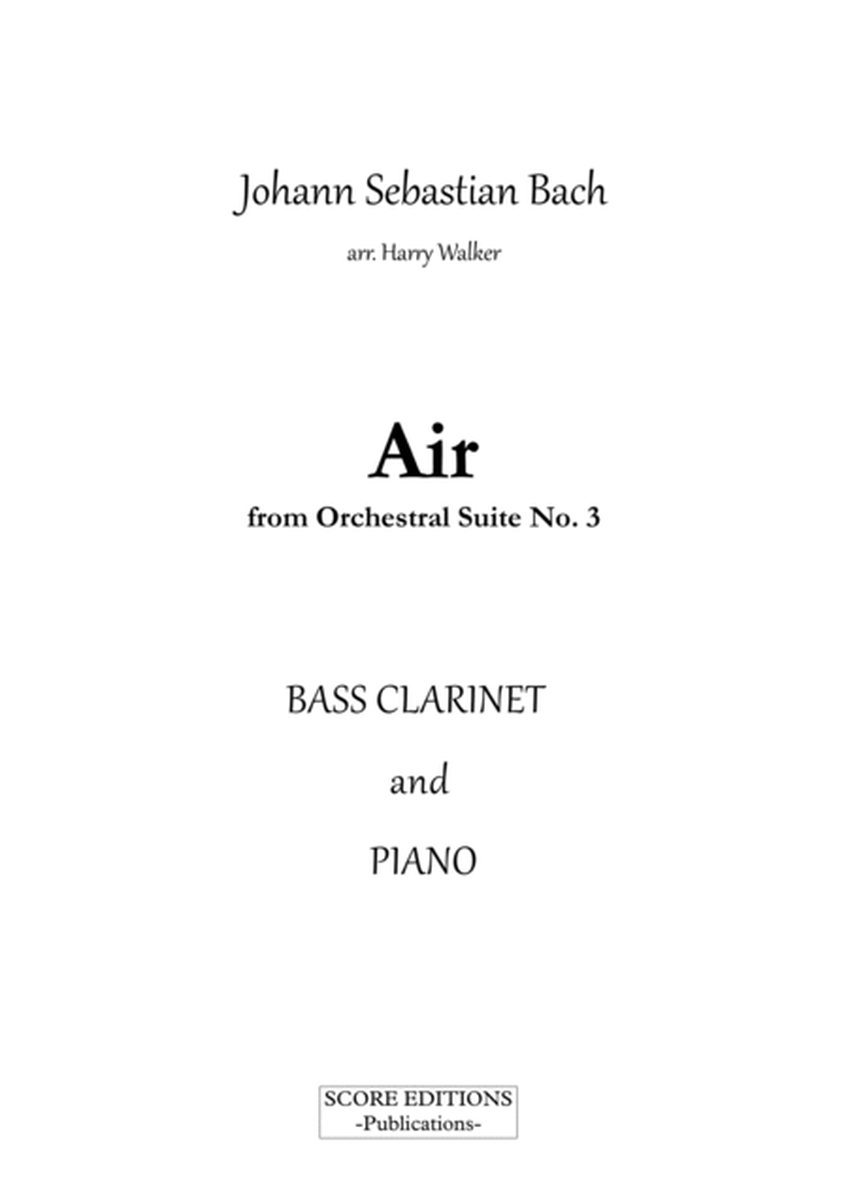 Bach Air from Suite No.3 (for Bass Clarinet and Piano) image number null